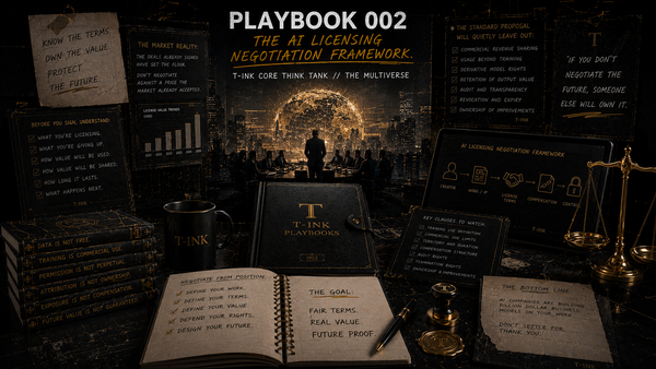 PLAYBOOK 002 // The AI Licensing Negotiation Framework