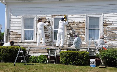 GETTING READY FOR A NEW COAT OF PAINT