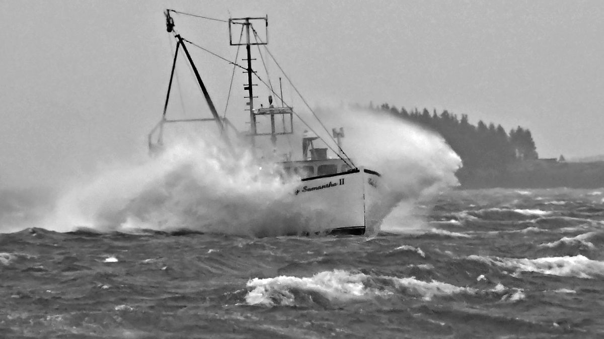 HEADING THROUGH ROUGH SEAS
