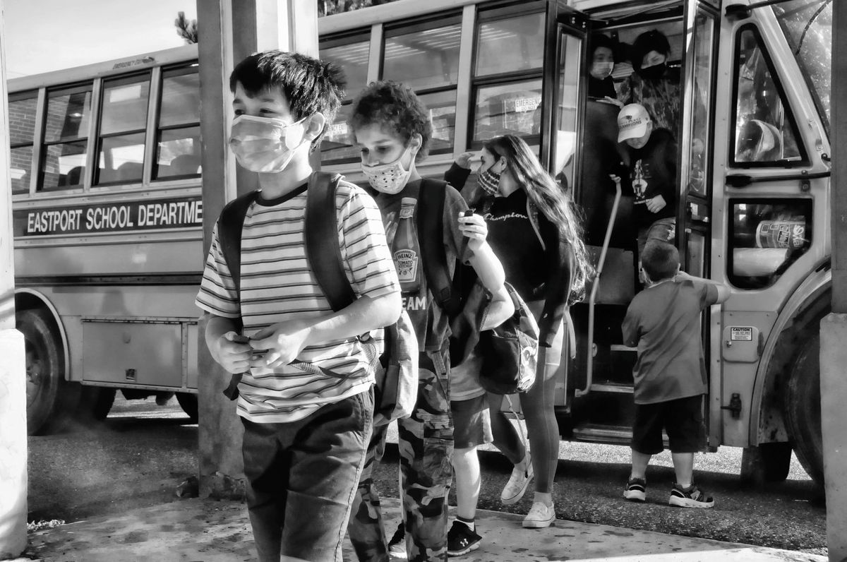 RETURNING FOR THE FIRST DAY OF SCHOOL