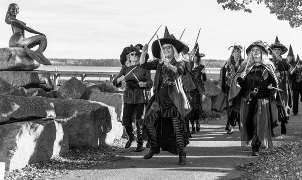 PARADING PAST