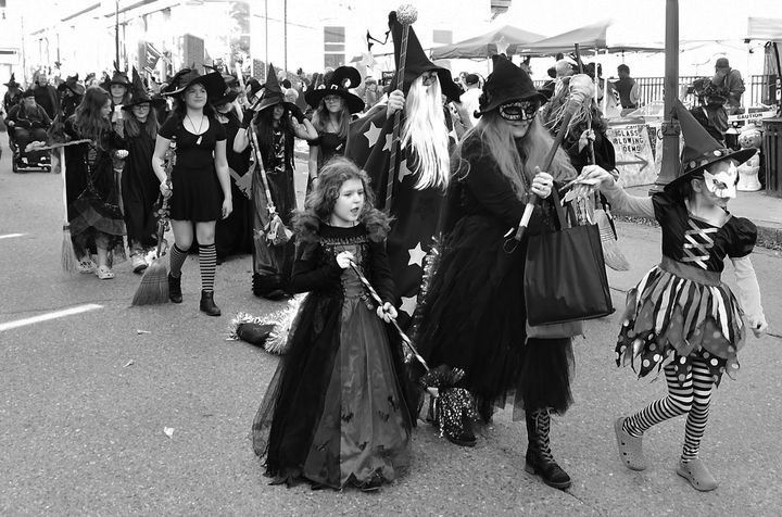WITCHES of all kinds and ages paraded through the downtown during the Witches of Eastport event on October 28. The Eastport ArtFests were happy to revive the beloved event, says organizer Jo
