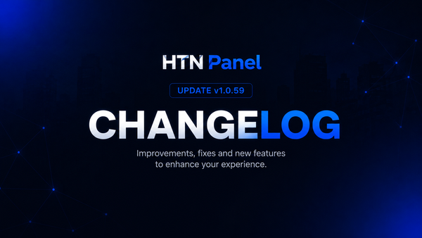 HTNPanel Update - V1.0.59