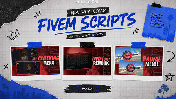 Our FiveM Script release RECAP!
