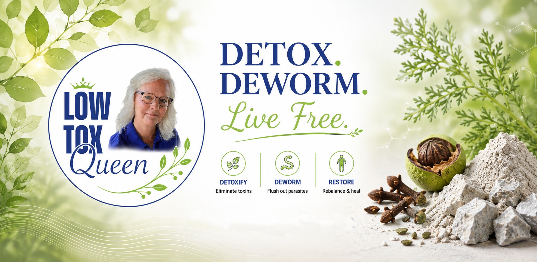Detoxing and Deworming with the Low Tox Queen
