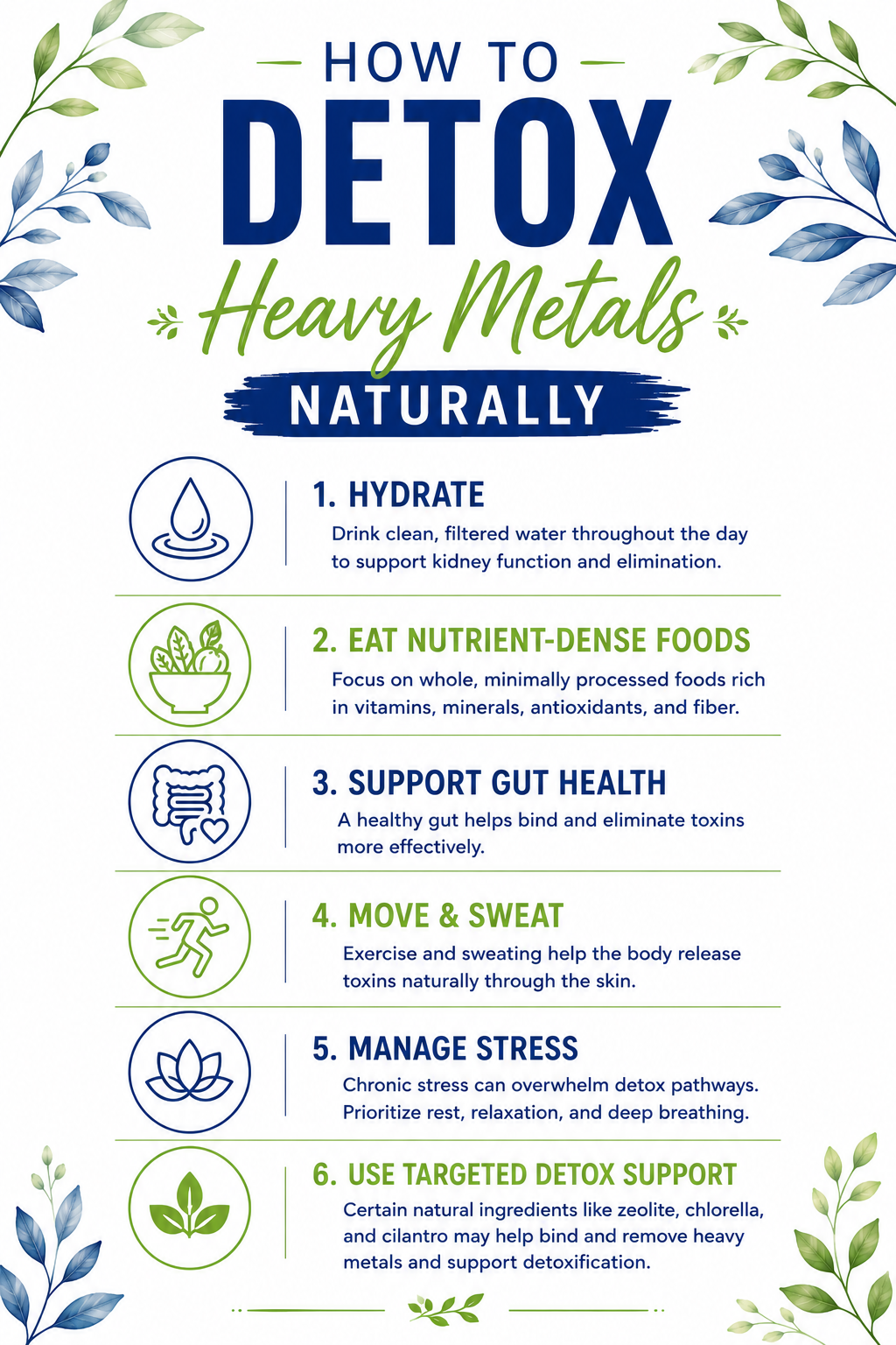 How to Detox Heavy Metals