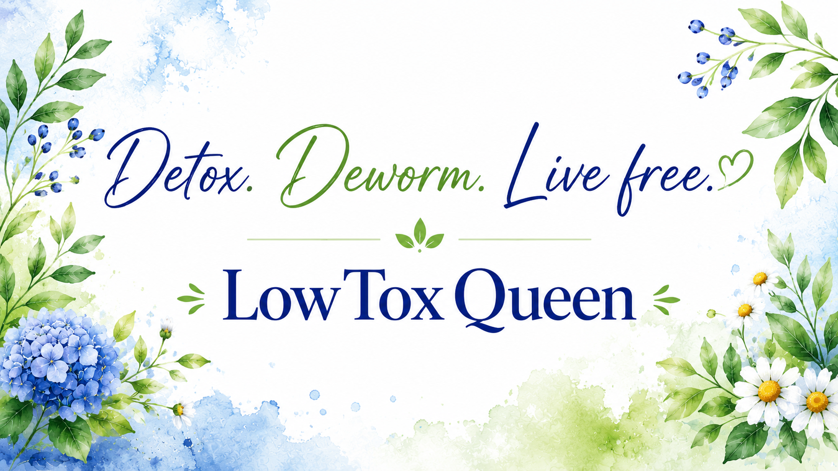 Detoxing and Deworming with the Low Tox Queen