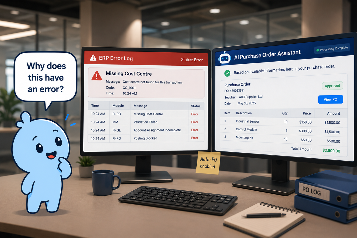 The Blue Blob and the Very Strict ERP
