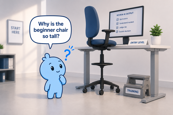 The Blue Blob and the Very Tall First Chair