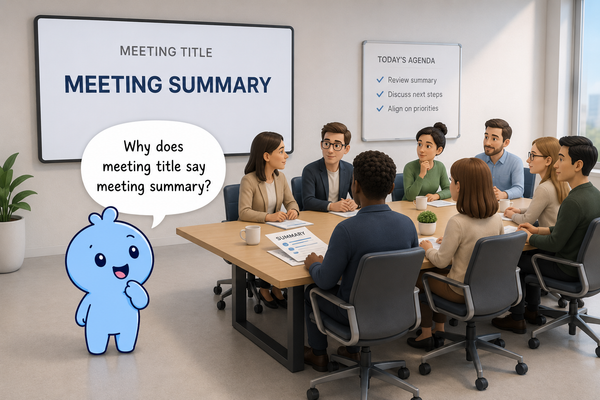 Chaos: The Blue Blob and the Meeting About the Summary