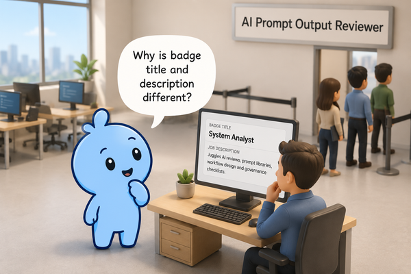 Chaos: The Blue Blob and the Old Name Badge
