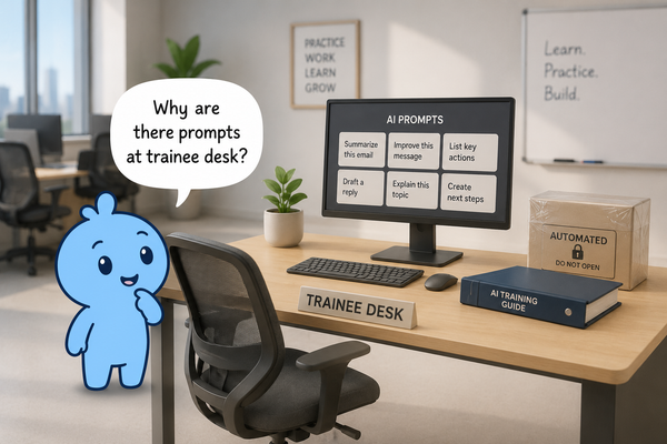 The Blue Blob and the Prompt Practice Desk
