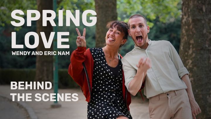 Behind the scenes: Spring Love - WENDY and Eric Nam (Dance music video)