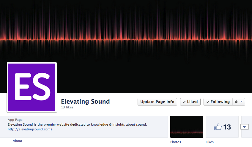 Elevating Sound Now on Facebook