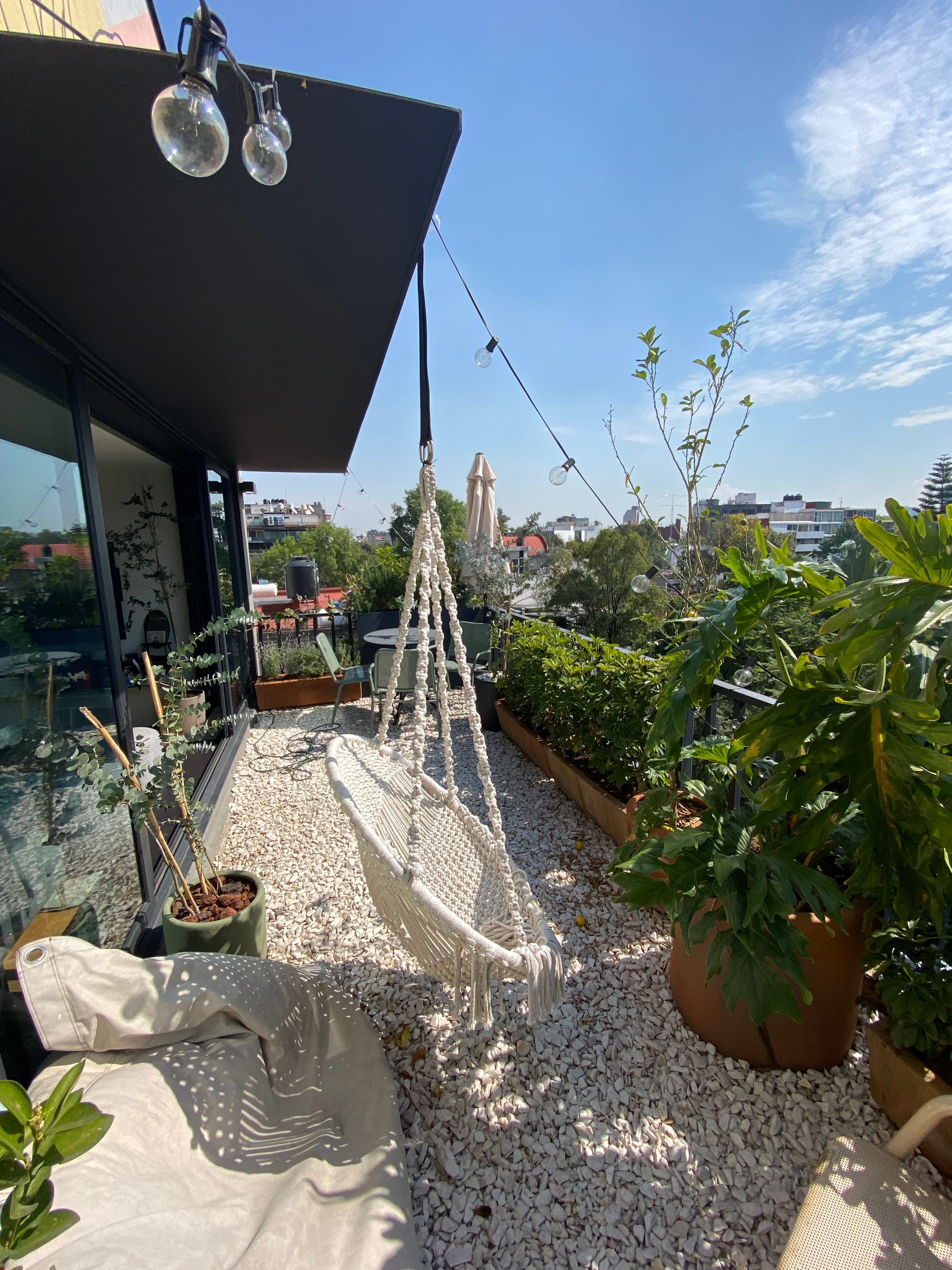 Patio of Kindred Member's Home in Mexico City