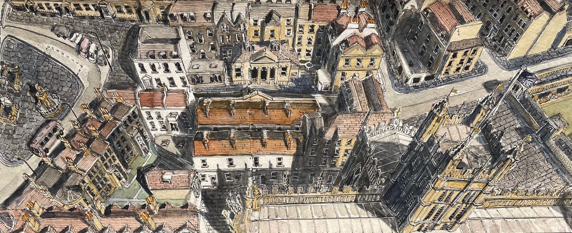 Ian Oxford paints a souvenir on every Kindred house swap