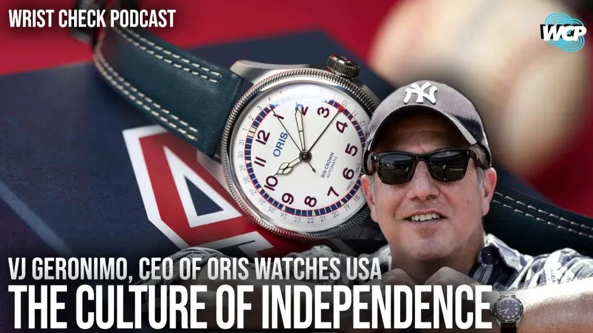 Oris CEO VJ Geronimo Returns: New Watches, Stories & Sustainability