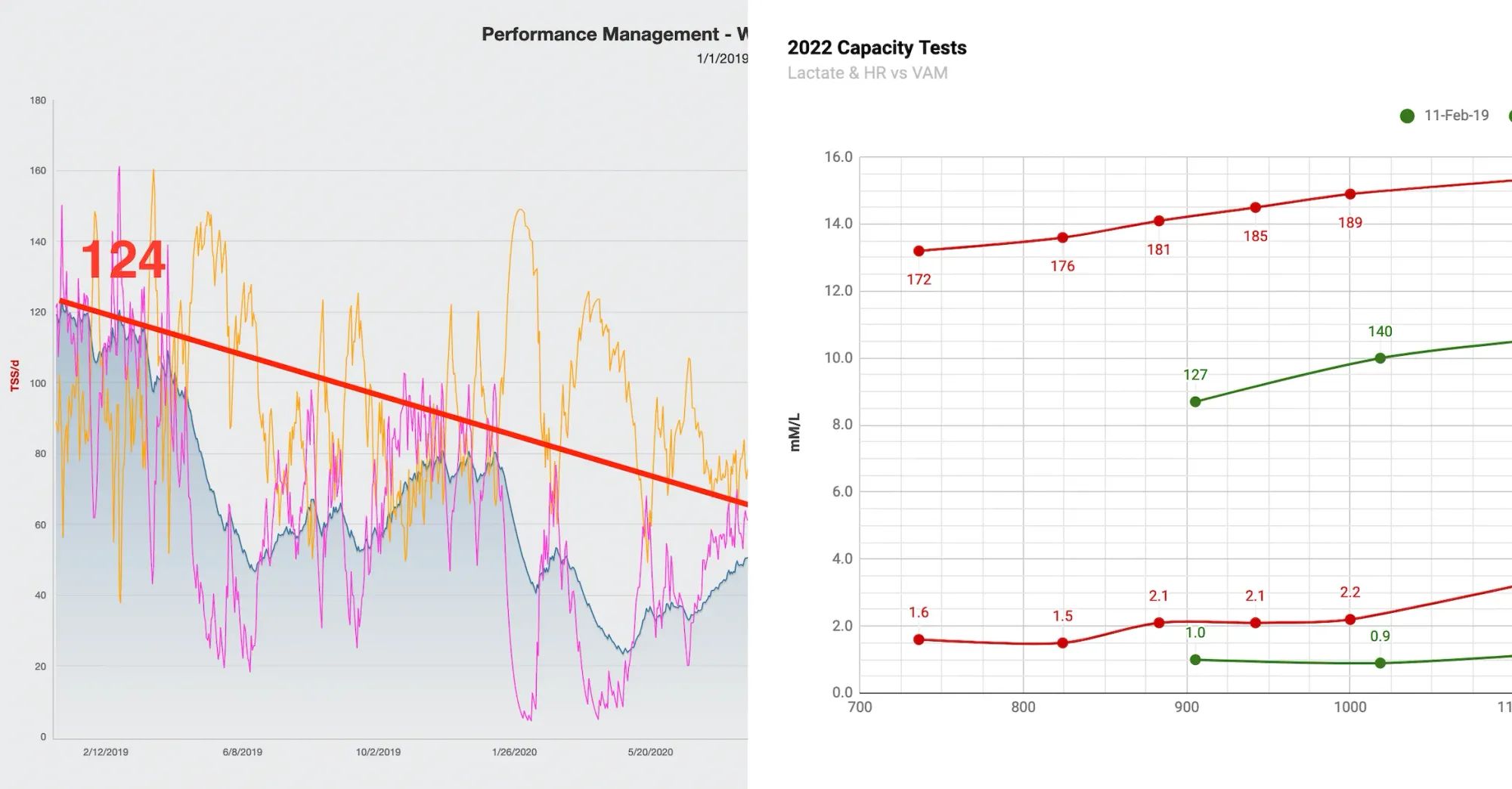 Detraining: How far can you fall?