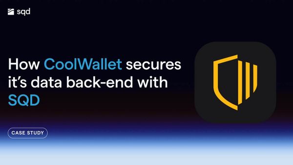 How CoolWallet uses SQD to secure its data back-end