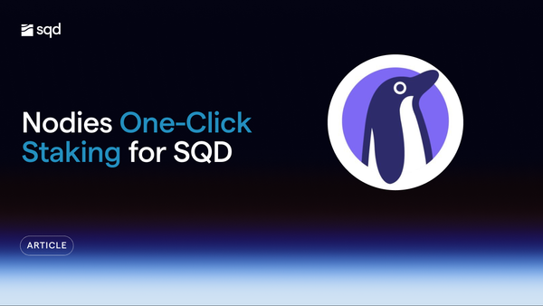 Nodies One-Click Staking for SQD