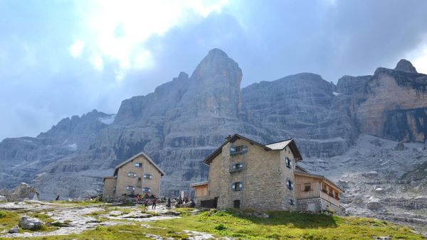Rifugio Tuckett e Sella: the most astonishing mountain hut in the Alps (to me)