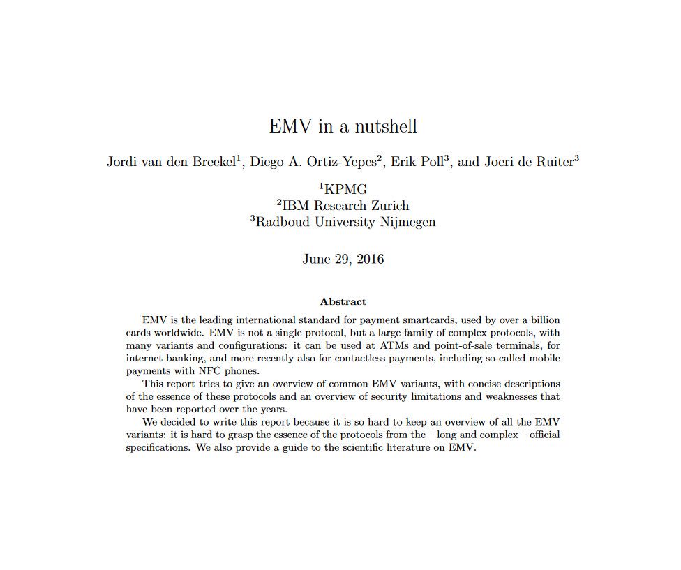 EMV-in-a-nutshell