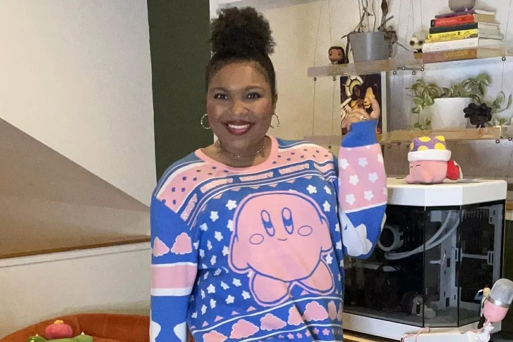 How to style an ugly Christmas sweater