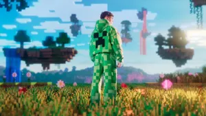 Viral Minecraft hoodies restocked and they're... actually kinda fire???