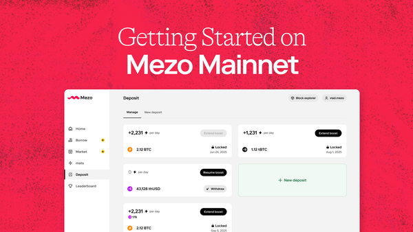 Mezo Mainnet is Coming: Here's How To Participate