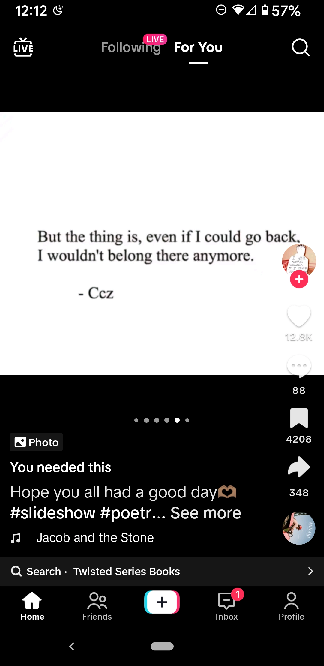You cannot go back