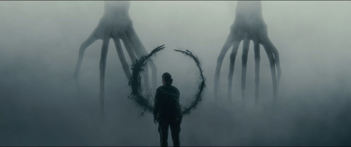A frame from Arrival to illustrate our article about story structure.