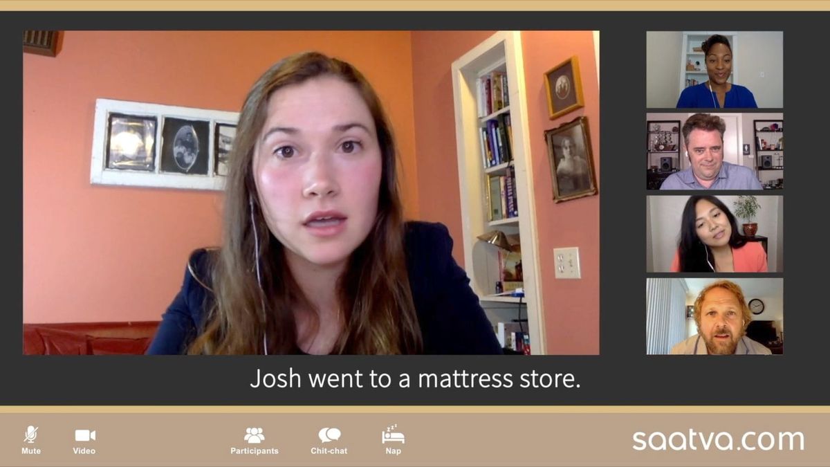 A screenshot from a Zoom meeting