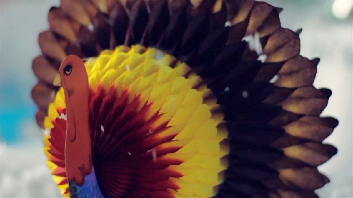 Home video turkey for thanksgiving