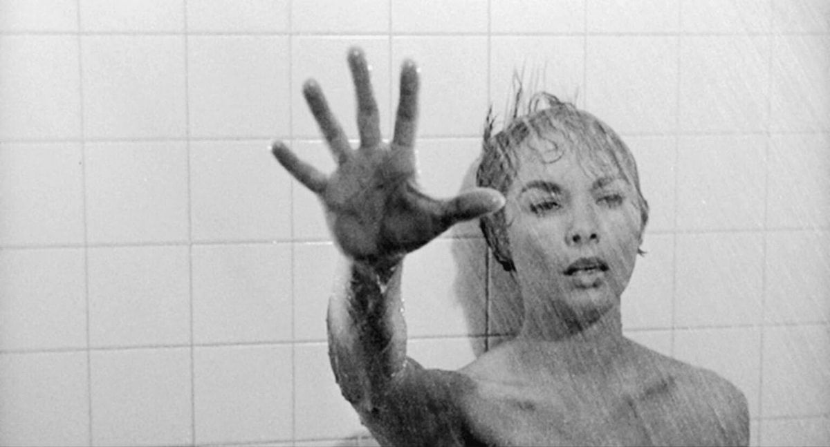 A still of Janet Leigh from Alfred Hitchcock's "Psycho"