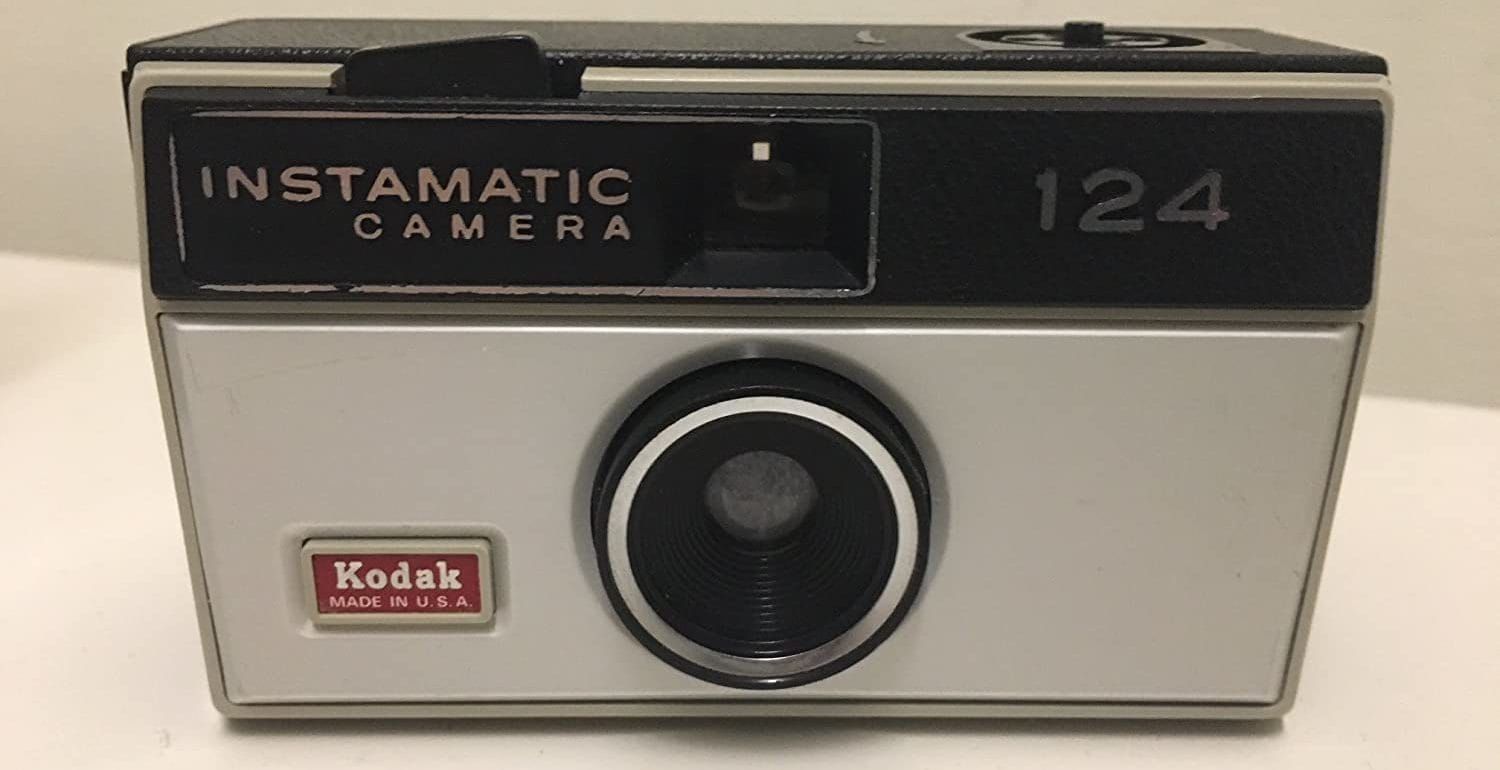 A close-up shot of a Kodak Instamatic Camera