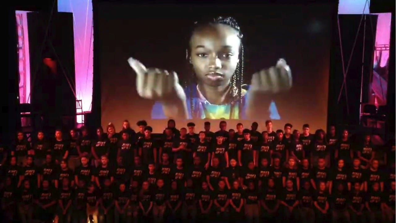 A shot from the Summer Stars Camp for the Performing Arts