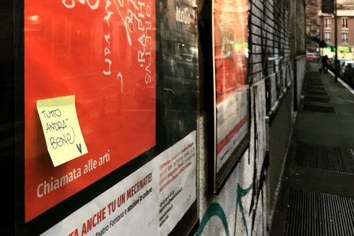 Картичка от червената зона