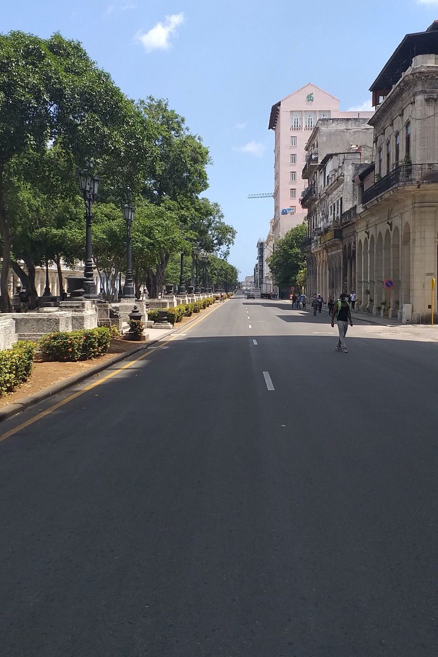 Празните улици на Хавана Празните улици на Хавана