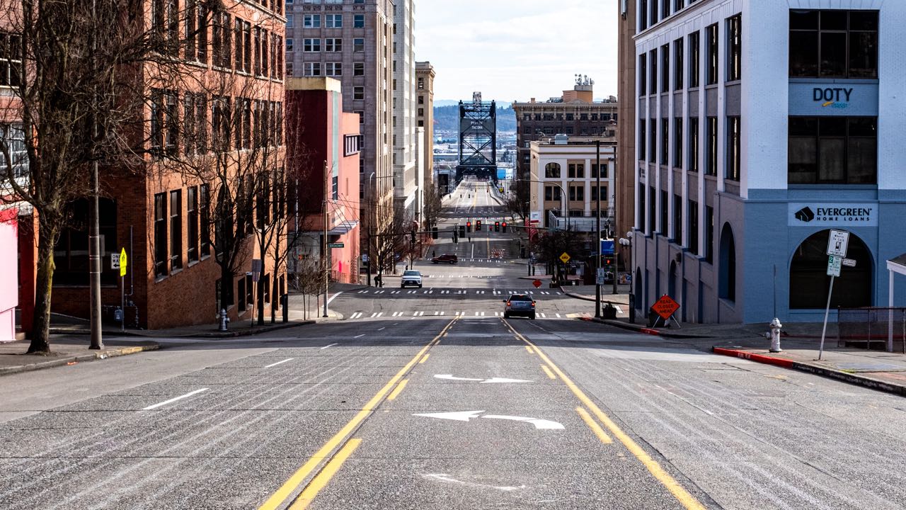 Такома, Вашингтон Такома, Вашингтон, 15 март 2020 г. Снимка: Tom Collins