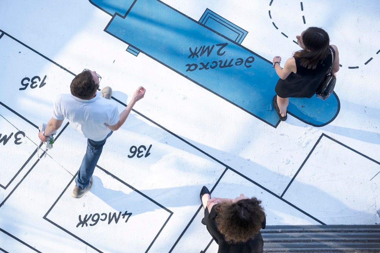 Откриването на изложбата „Тоталпроект“ © Cahaya Eleven и Йордан Йорданов