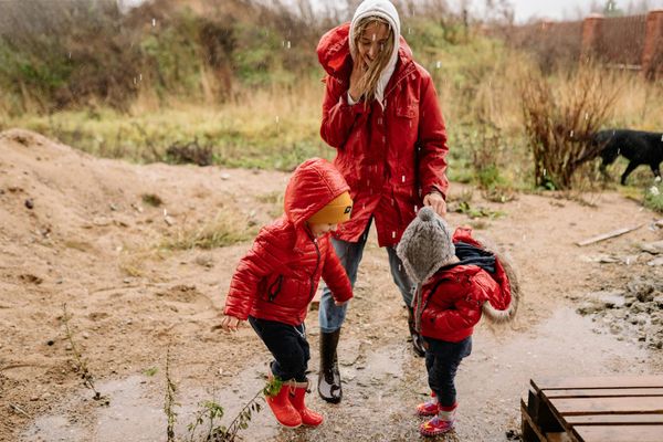 Five practical tips for outdoor play and embracing wet weather