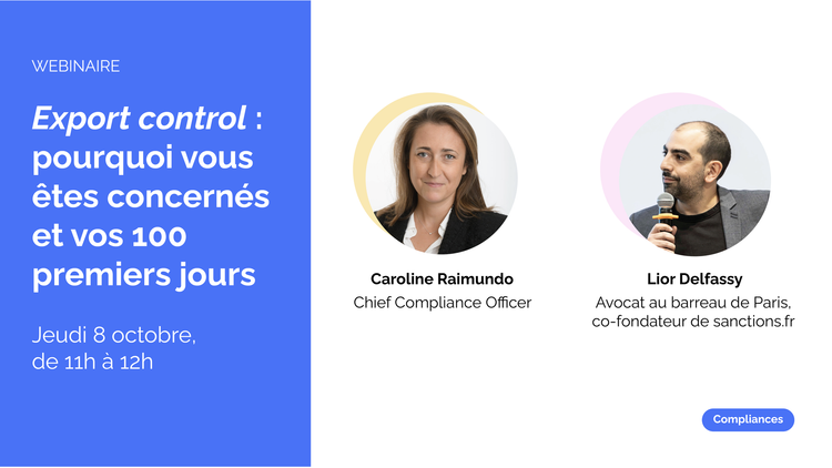 Export control : pourquoi vous êtes concernés et vos 100 premiers jours
