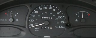 One hundred thousand miles.