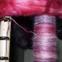 Silk bobbin.
