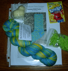 Loopy Ewe Sock Club first parcel.