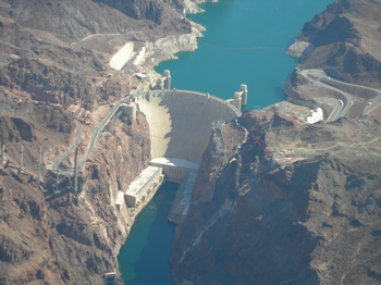 The Hoover Dam.