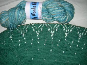 Seraphim shawl detail.