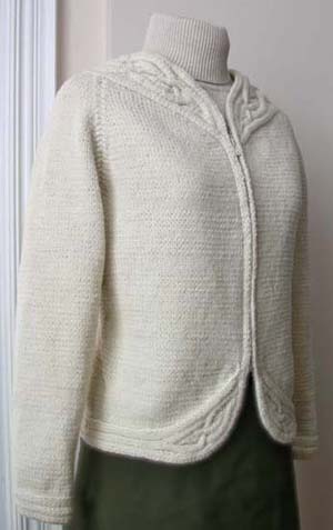 Completed Eris cardigan.