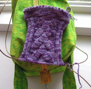 Maizy monkeys and a bag.