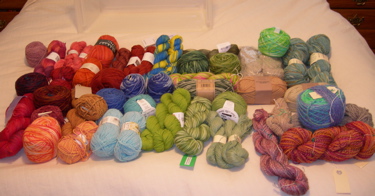 Yarn stash.